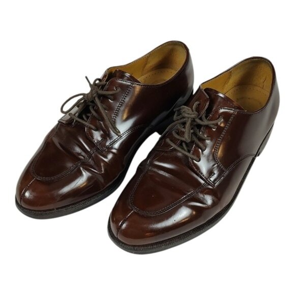 Cole Haan Calhoun Brown Leather Split Toe Oxfords Mens 6EE - Picture 1 of 13